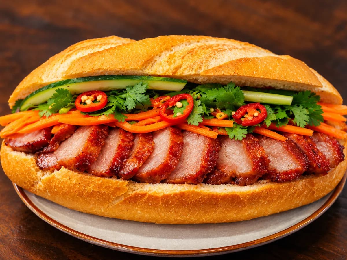 BBQ Char Siu Pork Bánh Mì
