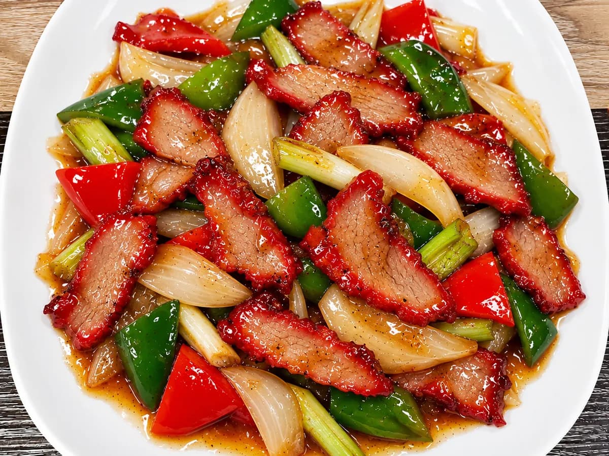 BBQ Pork in Plum Sauce